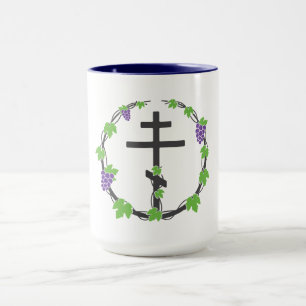 Vineyard of the Lord Large 2-tone Coffee Mug