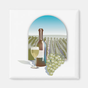 Vineyard Scene Magnet