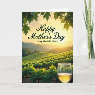 Vineyard Sister Mothers Day Card