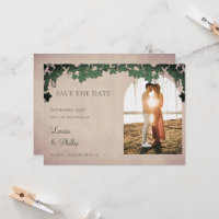 Vineyard Wedding Save The Date