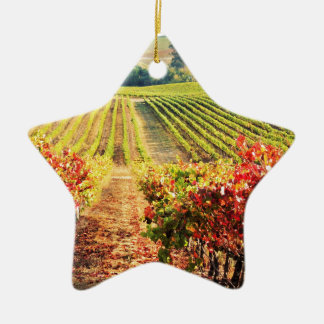VINEYARDS.JPG CERAMIC TREE DECORATION