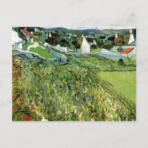 Vineyards with a View of Arles Van Gogh Fine Art Postcard