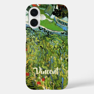 Vineyards with View of Auvers by Vincent van Gogh iPhone 16 Case