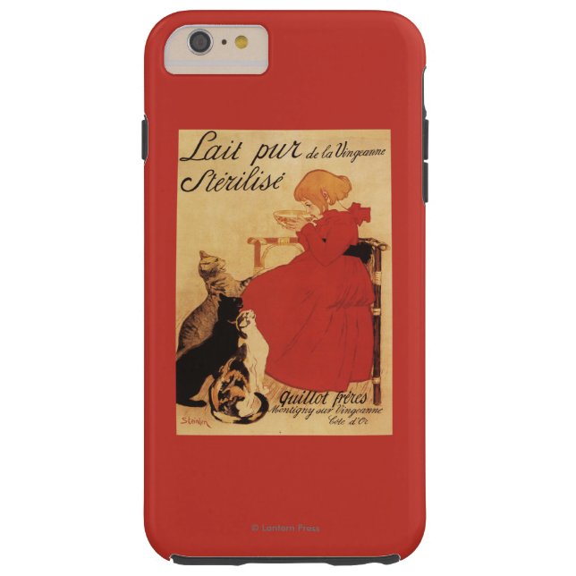 Vingeanne Milk Girl with Cats Case-Mate iPhone Case (Back)