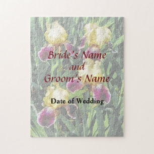 Vingolf Irises Wedding Products Jigsaw Puzzle