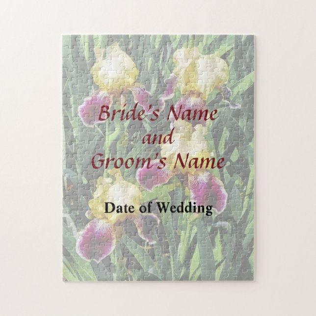 Vingolf Irises Wedding Products Jigsaw Puzzle (Vertical)
