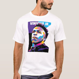 Vinicius Jr. in WPAP Style T-Shirt