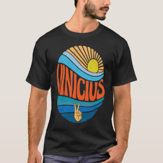 Vinicius  Vintage Sunset Vinicius Groovy Tie Dye T-Shirt