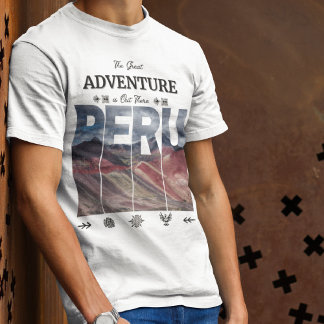 Vinicunca Peru | 7 Colours Mountain, Andes, Inca T-Shirt