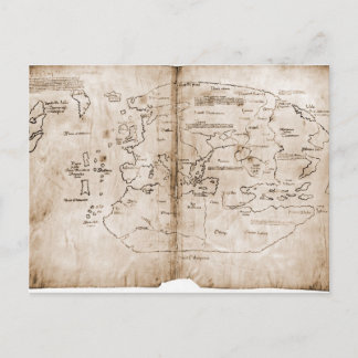 Vinland map postcard
