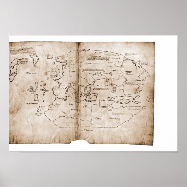 Vinland Map Poster (Front)