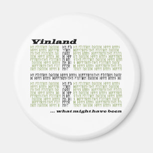 Vinland Runic Flag - What Might Have Been Magnet