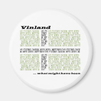 Vinland Runic Flag - What Might Have Been Magnet