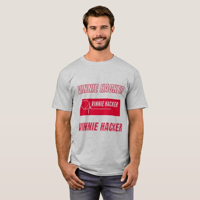 Vinnie Hacker Unisex short sleeve t-shirt  (Front Full)