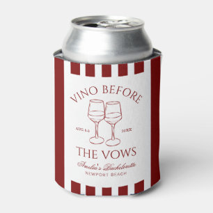 Vino Before the Vows Bachelorette Can Cooler