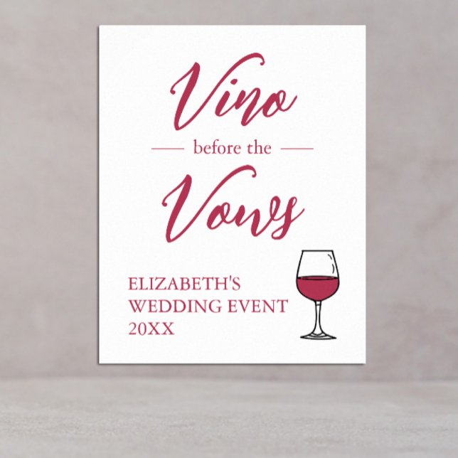 Vino Before The Vows Bridal Shower/Bachelorette Poster (Creator Uploaded)