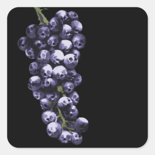 vino de la muerte square sticker