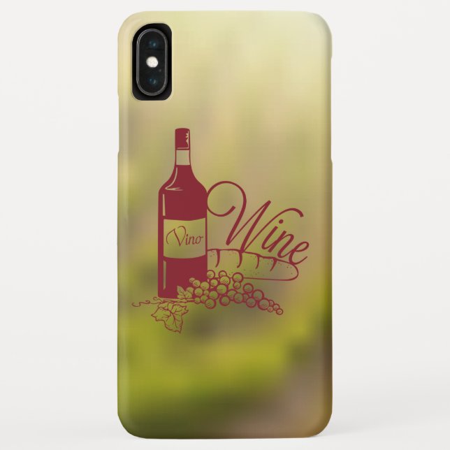 Vino Wine Case-Mate iPhone Case (Back)
