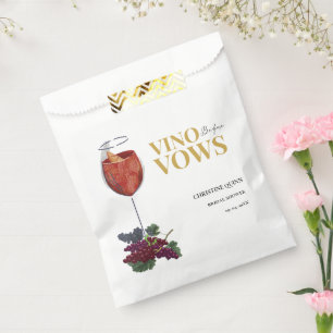 Vinow before vows WIne Tasting bridal shower Favour Bag