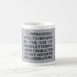 VINT. HAND LETTERING MAXIM 1930S... COFFEE MUG