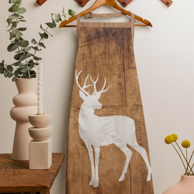 Vintaga Beauty Wood & Deer  Apron (Creator Uploaded)