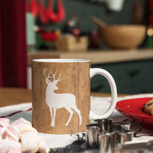 Vintaga Beauty Wood & Deer  Mug