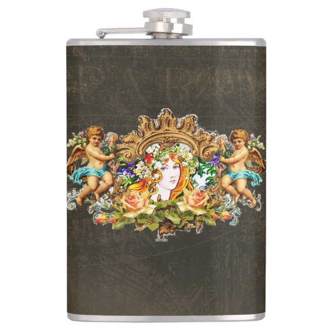Vintage 114 hip flask (Front)