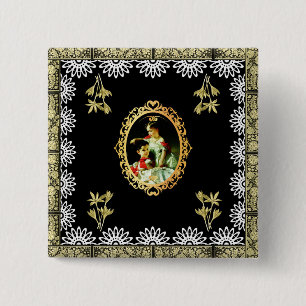 Vintage 115 15 cm square badge