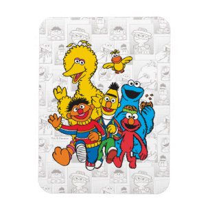 Vintage 123 Sesame Street Magnet
