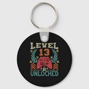 Vintage 13th Birthday Gift 13 Year Old Boy Girl Ga Key Ring