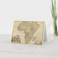 Vintage 1725 Africa Map