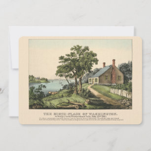 Vintage 1732 Birthplace of George Washington