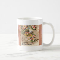 Vintage 1800s Victorian Birthday Floral Country