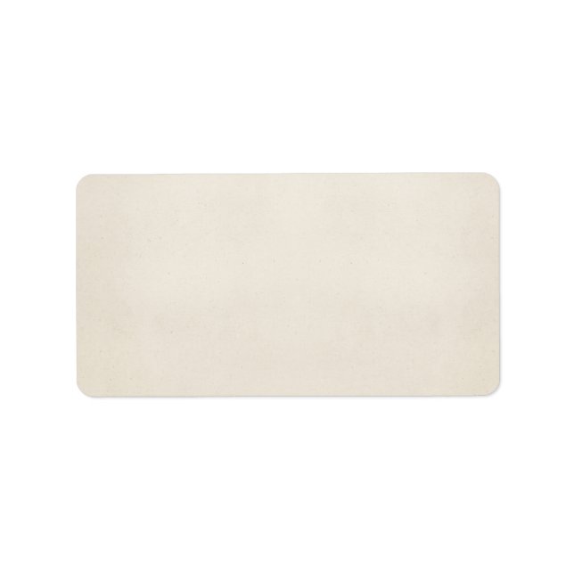 Vintage 1817 Parchment Paper Template Blank Label (Front)