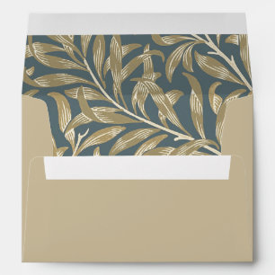 Vintage 1844 Victorian Wedding Illustration Envelope