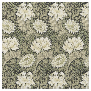 Vintage 1877 Chrysanthemum pattern Fabric