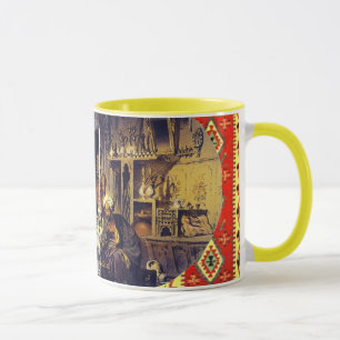 "Vintage-1880's Turkish Coffee House-'in Türk Kahv Mug