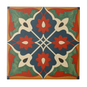 Vintage 1884 Ornamental Ceramic Art Customise Ceramic Tile