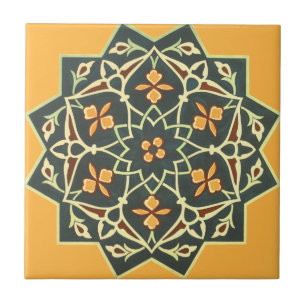 Vintage 1884 Ornamental Ceramic Art Customise Tile