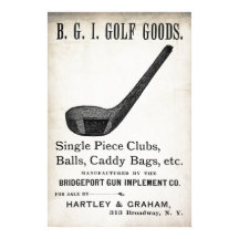 Vintage 1898 Golf Advertisement - Print
