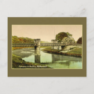 Vintage 1900s Entrance to the Ross, Motherwell Postcard