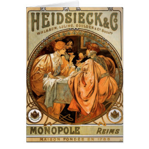 Vintage 1901 Champagne Ad,