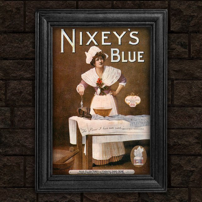 Vintage 1903 Laundry Advertisement Poster (Creator Uploaded)