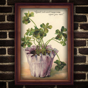 Vintage 1905 Botanical Wall Poster