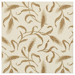 Vintage 1905 Wheat Pattern Fabric