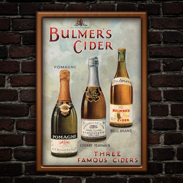 Vintage 1907 Cider Advertisement Art Poster (Creator Uploaded)