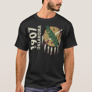 Vintage 1907 Oklahoma State Flag T-Shirt
