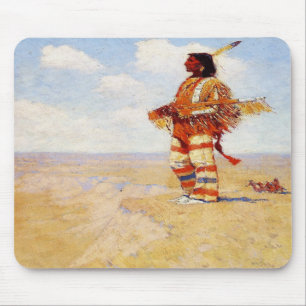 Vintage 1908 The Last of His Race Mouse Pad