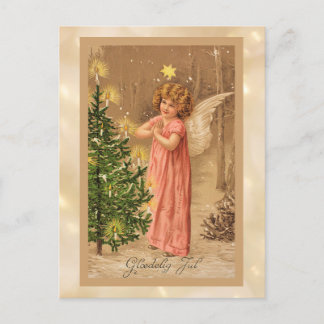 Vintage 1910 Norwegian Christmas Postcard