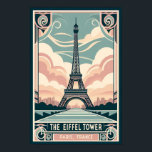 Vintage 1910 Paris Eiffel Tower Art Deco Poster<br><div class="desc">• This stunning Art Deco-style poster features a vintage depiction of the Eiffel Tower. The clean lines and bold design celebrate the elegance of Paris, capturing the timeless beauty of the city's architecture and charm. Perfect for lovers of Paris, vintage travel art, and retro décor, this piece will add a...</div>